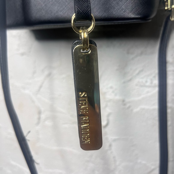 Steve Madden Black Crossbody Bag with Gold Accents - Picture 3 of 3